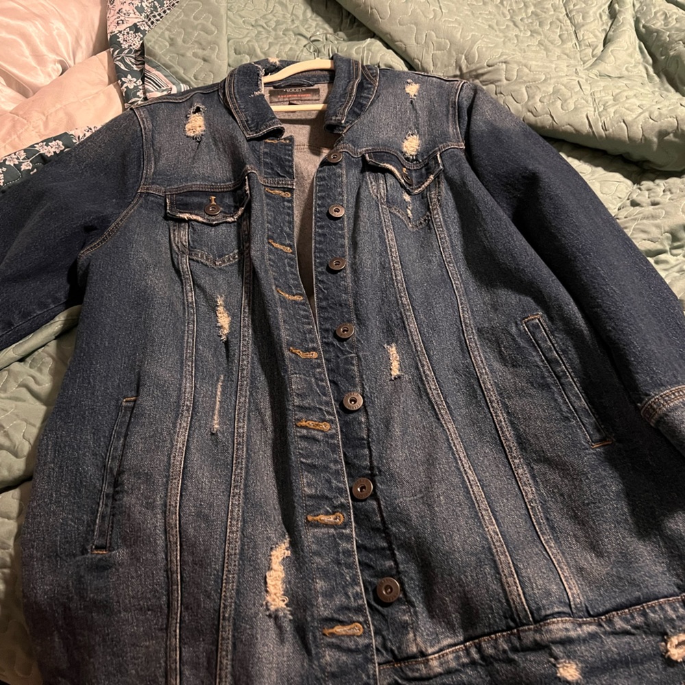 Distressed Jean Jacket